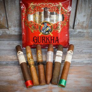 Gurkha Cigars 6 Nicaraguan Toro Cigars (Red Pack)